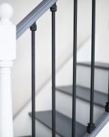 Plain Stair Spindles in Situ on a Staircase Plain Stair Spindles in Situ on a Staircase