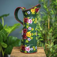 Large Green Traditional Narrowboat Style Jug Large Green Traditional Narrowboat Style Jug