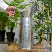 Traditional Galvanised Narrowboat Style Jug 