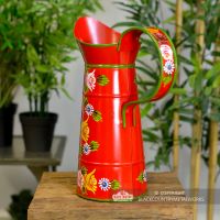 Red Jug in a Narrowboat Style Red Jug in a Narrowboat Style