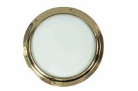 Solid Brass Port Hole with Clear Glass Solid Brass Port Hole with Clear Glass