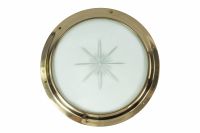 Solid Brass Porthole Kit with Star glass
