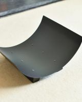 Close Up Of Empty "Media Luna" Contemporary Log Holder Close Up Of Empty "Media Luna" Contemporary Log Holder