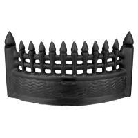 Medieval Style Black Iron Fire Front Medieval Style Black Iron Fire Front