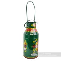 Large Green Narrowboat Milk Churn with Top Handle