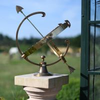 "Profatius" Antique Brass Armillary - 24cm