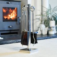 "Melena Avenue" Polished Stainless Steel Companion Set 40cm