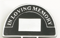Small Aluminium In Loving Memory Lawn Spike Small Aluminium In Loving Memory Lawn Spike