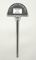 Small Aluminium In Loving Memory Lawn Spike Small Aluminium In Loving Memory Lawn Spike