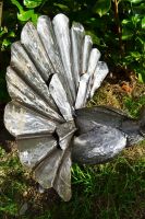 “Pavo Cristatus” Indian Peafowl Sculptures “Pavo Cristatus” Indian Peafowl Sculptures