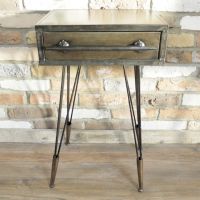 Metal Industrial Bedside Cabinet