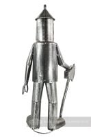 "Woodsman" Metal Tin Man Sculpture
