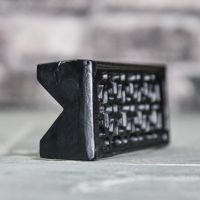 Side view of Cast Iron Flower Pattern Air Brick