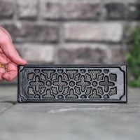 Cast Iron "Flower Pattern" Air Brick