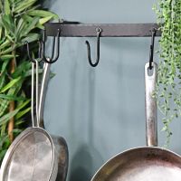 Blacksmith Iron Kitchen Pot & Pan Rack