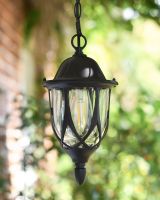 "Middleton" Chain Hanging Light in Situ in a Porch "Middleton" Chain Hanging Light in Situ in a Porch