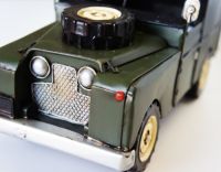 Military Land Rover with Sand Canopy Vintage replica model 1964