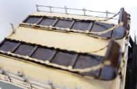 Military Land Rover with Sand Canopy Vintage replica model 1964