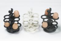 Millicent Meg Cast Iron Egg Holder Millicent Meg Cast Iron Egg Holder