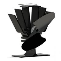 Mini Eco Wood Stove Fan in Black  Mini Eco Wood Stove Fan in Black