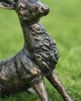 |Close-up of the Brushed Gold Finish on the Buck |Close-up of the Brushed Gold Finish on the Buck