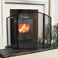 “Minster” Three Fold Fire Screen