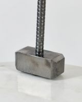 Close up of Mjolnir Bespoke Paperweight head