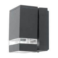 Modern "Neutral" Aluminium LED Down Wall Light - 15cm