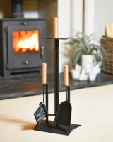 Modern "Asher" Fireside Companion Set In Situ