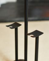 Close Up Of Modern "Asher" Fireside Companion Set Stand