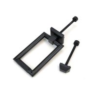 Modern Knurled Rectangular Door Knocker with Bolts Modern Knurled Rectangular Door Knocker with Bolts