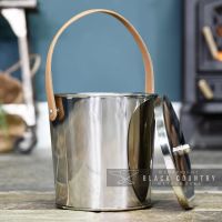 Modern Stainless Steel Ash Bucket with Removable Lid