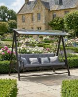 Modern Swing Seat with Built-in Lights Digital Illustration