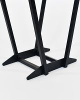 Modern V-Shaped Open Surround Log Holder and Kindling Cradle base frame