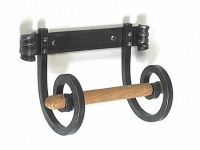 Wrought Iron Toilet Roll Holder (Monkey Tail Design) Wrought Iron Toilet Roll Holder (Monkey Tail Design)