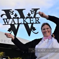 Walker Monogram Sign to Scale