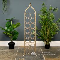 Front View of the "Monticello" Double Row Wine Rack Front View of the "Monticello" Double Row Wine Rack