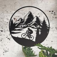 Wall Art with Mountain Bike Design 