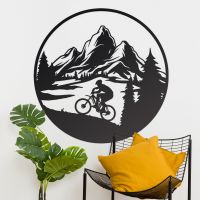 Mountain Bike Wall Art in Situ 
