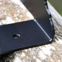 Example of Mounting Plate in Place on Fence Example of Mounting Plate in Place on Fence