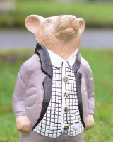 "Winston" the Dapper Mouse in Cast Aluminium close up shot "Winston" the Dapper Mouse in Cast Aluminium close up shot