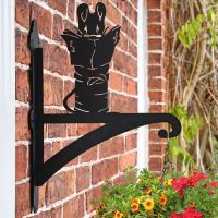 Mouse Sitting on Cotton Thread Basket on Wall  Mouse Sitting on Cotton Thread Basket on Wall