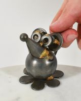 Scale image of scrap metal art sculpture