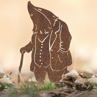 Mr Badger With Walking Stick Silhouette in Use Outdoors