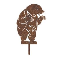 Mr Badger Silhouette in a Rustic Finish