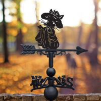 Mr Bunny Weathervane in Use in the Garden