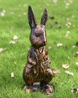 Mr Rabbit Sculpture Finished in a Bronze & Copper Finish Mr Rabbit Sculpture Finished in a Bronze & Copper Finish