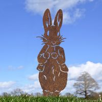 Rustic Mr Rabbit Silhouette 