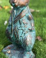 Verdigris Finish on the Mr Rabbit Sculpture