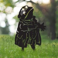 Mr Toad Silhouette in Use in the Garden